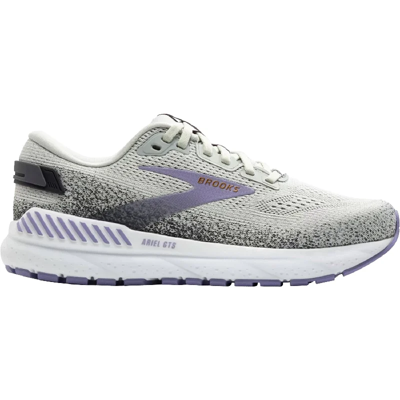 Athletic Shoes for Young SportsWomen's Brooks Ariel GTS 24 Mercury/Ebony/Sweet Lavender Mesh