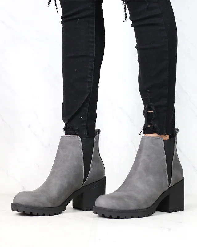 Boots with airy soles-Dirty Laundry - Lisbon Platform Leather Bootie - More Colors