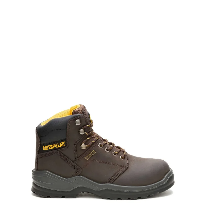 Boots with wide soles-CAT Men's Striver Waterproof Steel Toe Work Boot