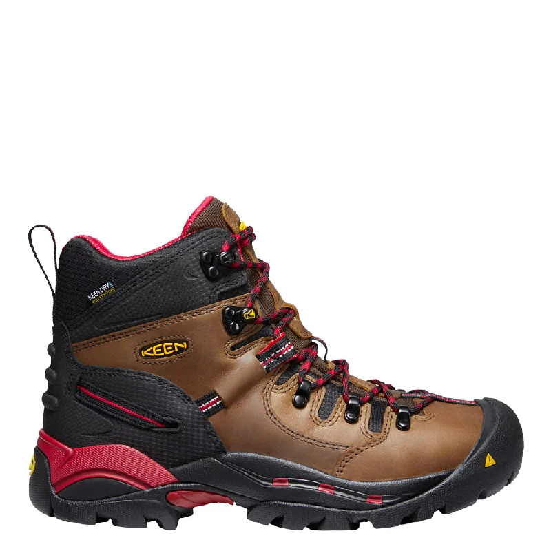 Boots near tech campuses-KEEN Utility Men's Pittsburgh 6" Waterproof Steel Toe Work Boot