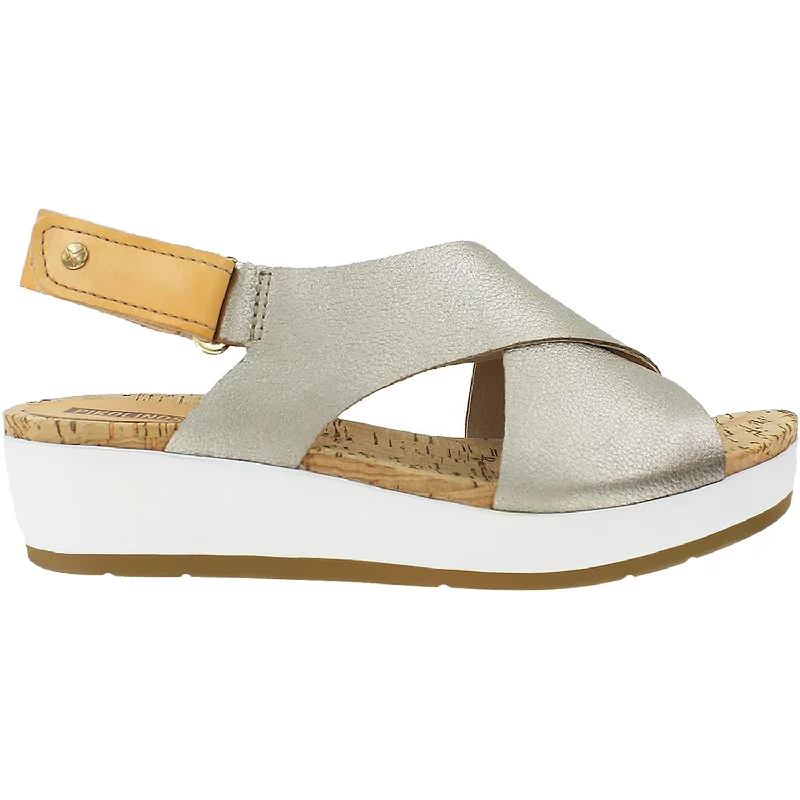 Women's Pikolinos Mykonos W1G-0757 Stone Leather