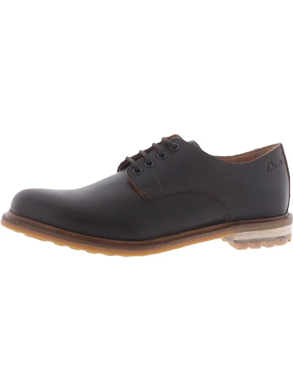 Foxwell Hall Mens Leather Lace Up Oxfords