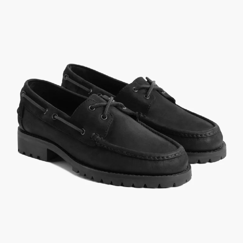 Loafers for back pain-Handsewn Loafer | Black Matte