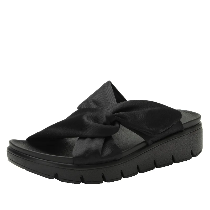 Mylee Black Softie Sandal