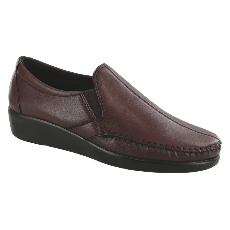 Loafers with soft feel-SAS Dream Loafer Wine Leather (Women's)