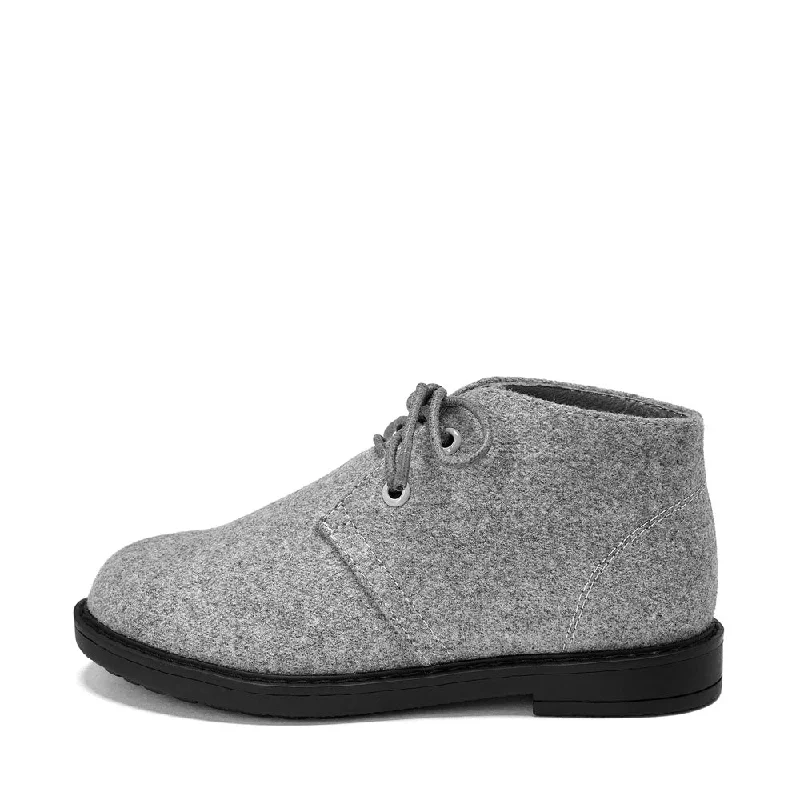 Boots for lone feet-Hugh Wool Grey