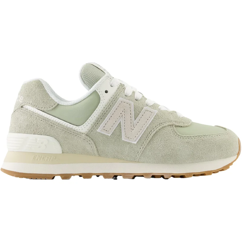 Athletic Shoes with Light SolesWomen's New Balance WL574QD2 Olivine/Moon Beam Suede