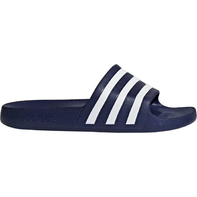 Slippers with edgy design-adidas Adilette Aqua Sliders - Blue