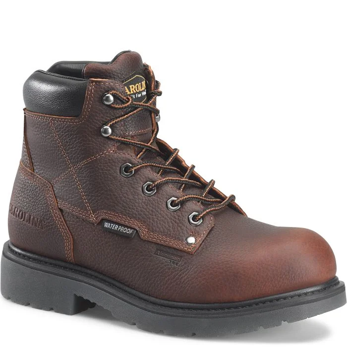 Boots near startup scenes-Carolina Men's Dice 6” Waterproof Work Boot (Alloy Toe)