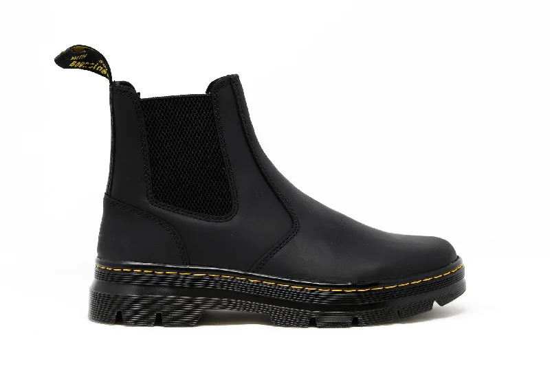 Boots with roof tread-DR. MARTENS EMBURY LEATHER CASUAL CHELSEA BOOTS