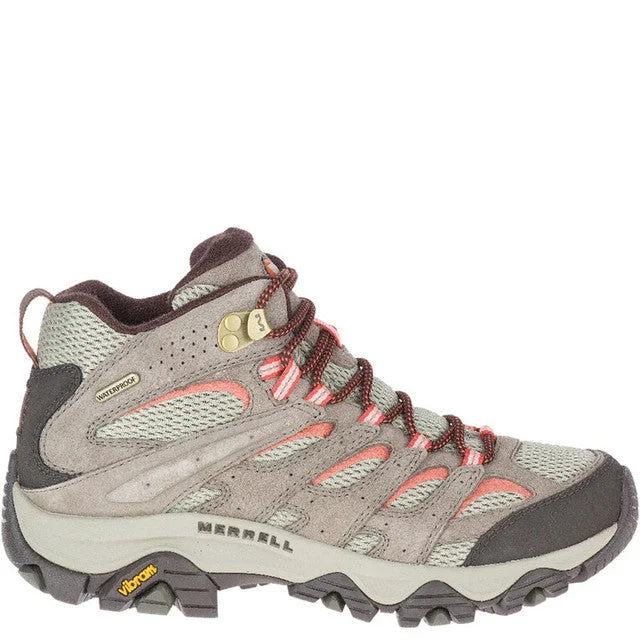 Boots for city roamers-Merrell Women's Moab 3 Waterproof Mid Boot