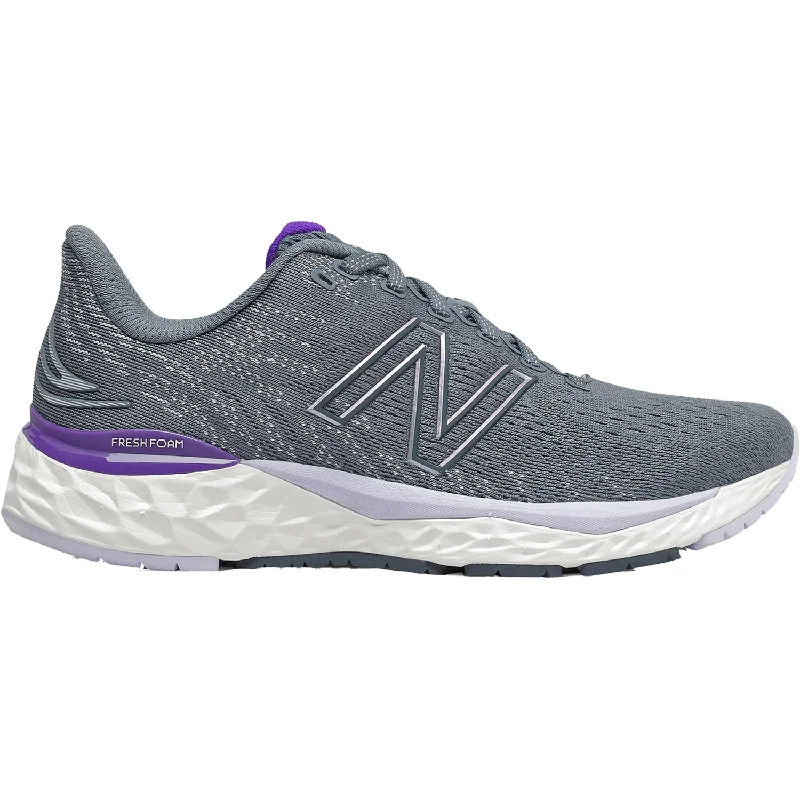 Athletic Shoes with Odor ControlWomen's New Balance Fresh Foam W880D11 Ocean Grey/Deep Violet Mesh