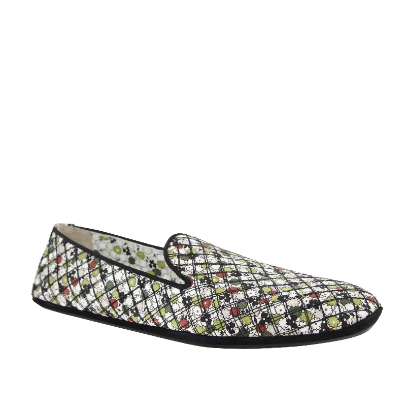 Flats for seasonal rent-Bottega Veneta Women's Floral  /  /  Fabric / Leather Ballet Flats