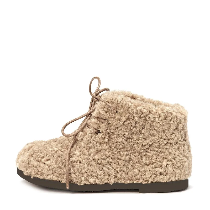 Boots for conscious wear-Teddy Jane Beige