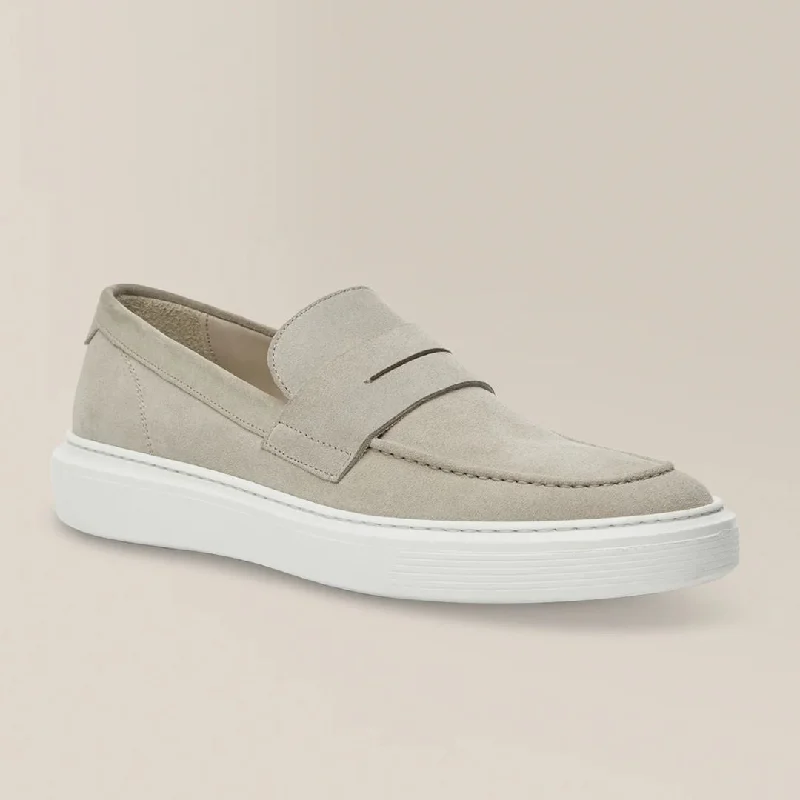 Loafers with stretch material-Legend Loafer (Stone)