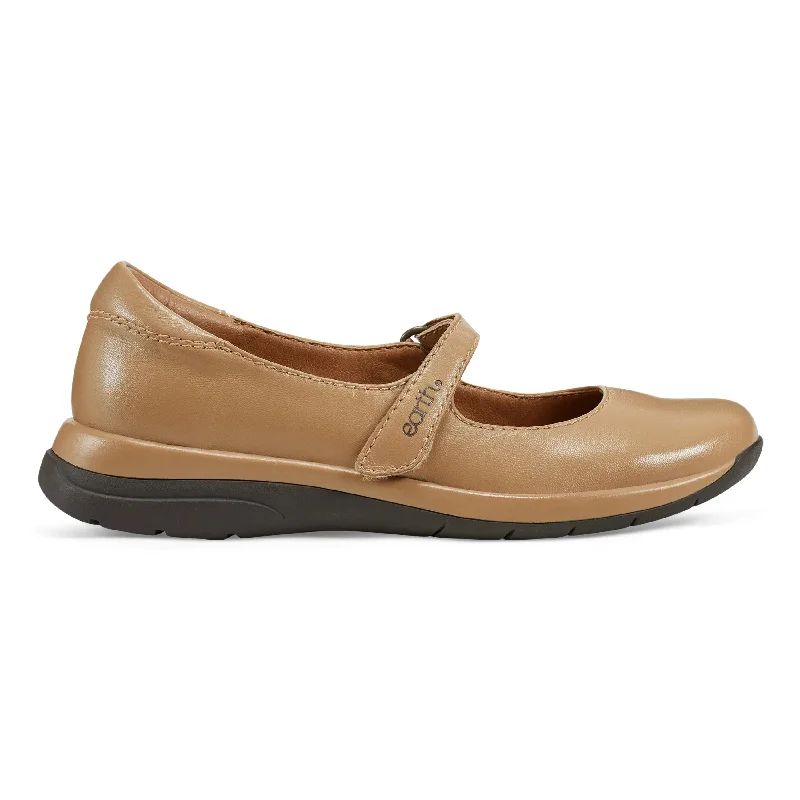 Flats quiet neighborhood-Tose Lug Sole Square Toe Casual Ballet Flats