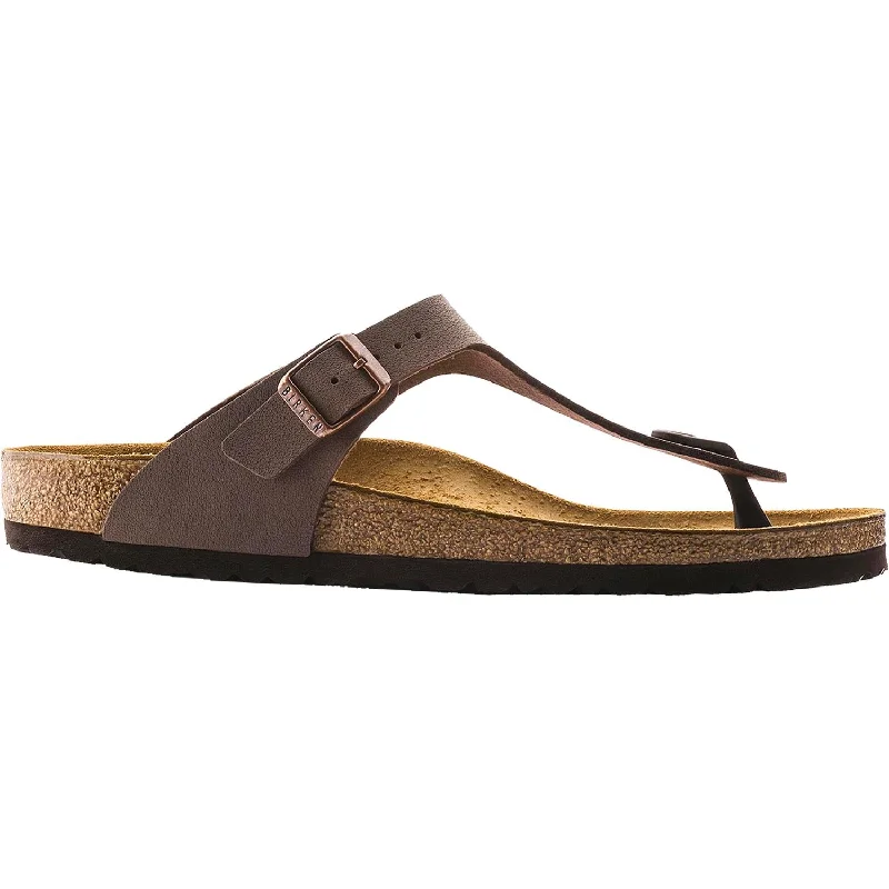 Women's Birkenstock Gizeh Mocha Birkbuc