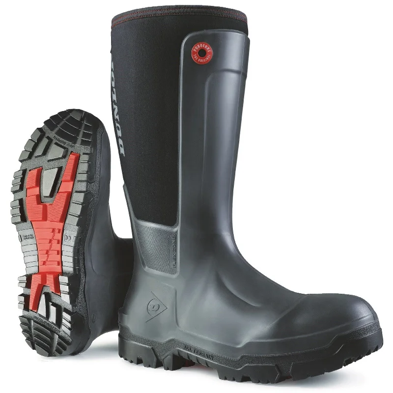 Boots near cycle paths-Dunlop Snugboot Workpro Safety Wellingtons