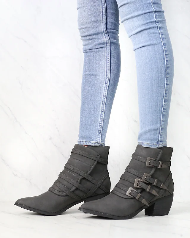 Boots near band shows-Miracle Miles - Fayth Western Bootie in Black