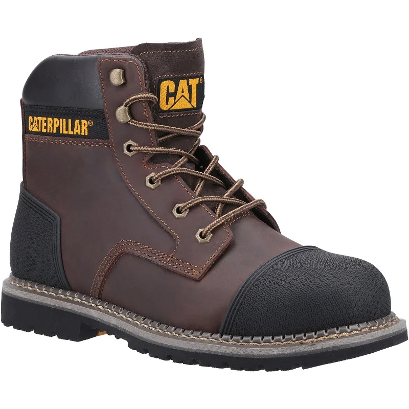 Boots with fresh soles-CAT Caterpillar Powerplant S3 Safety Boots