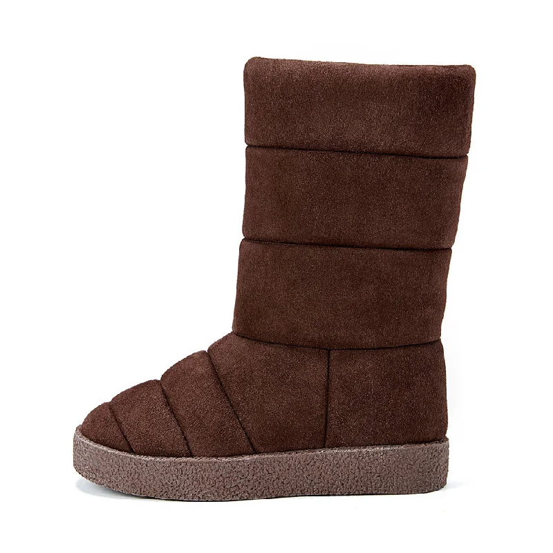 Boots trendy colors-Lou Suede Chocolate