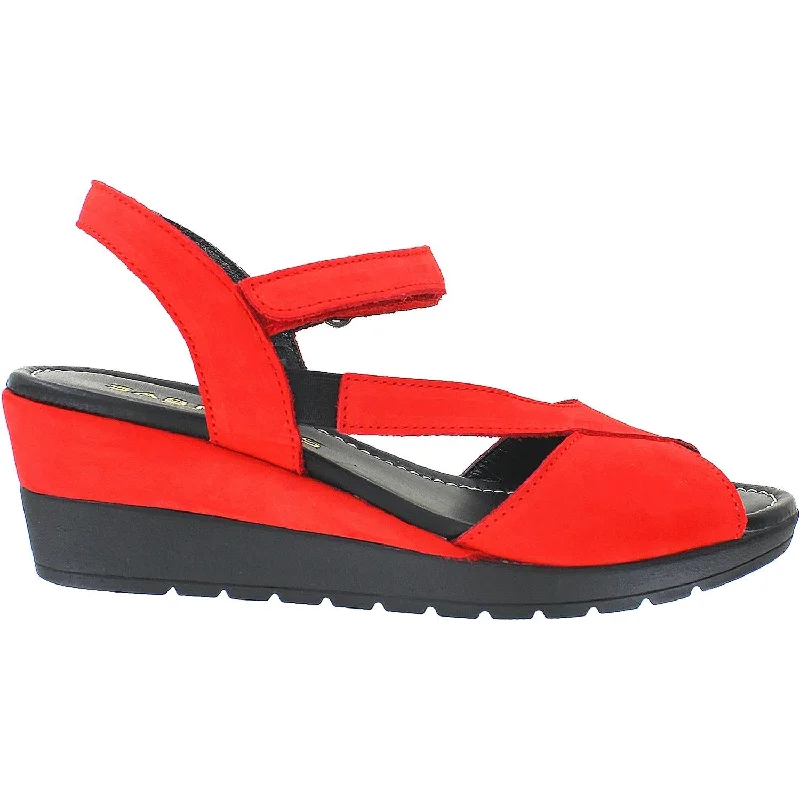 Women's Sabrinas Brasil 63017 Red Nubuck