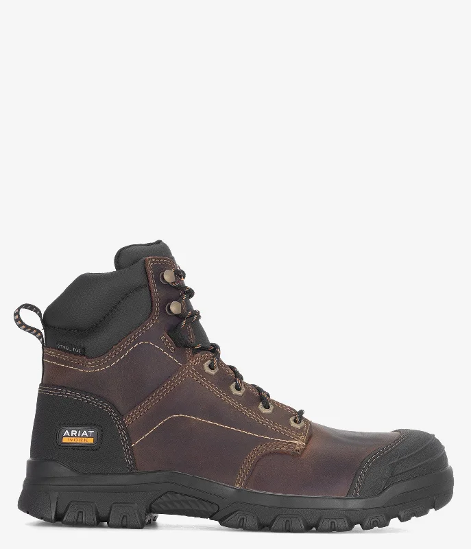 Boots for basic wear-Ariat Treadfast 6" Safety Toe Work Boot - Men