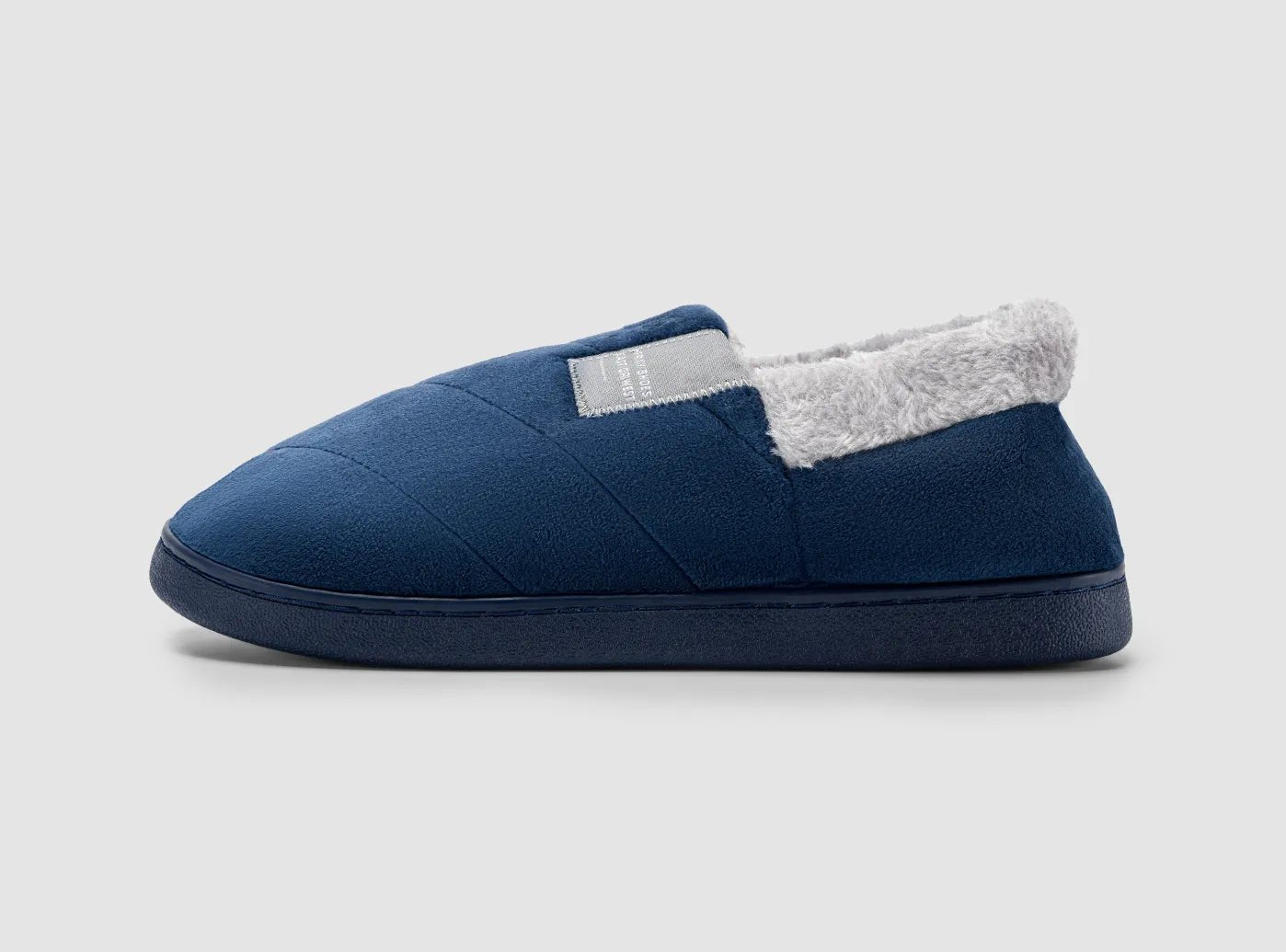 Slippers for timeless fit-FitVille Men's Thick-Soled Warm Cotton Slippers