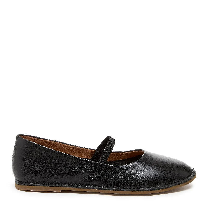 Flats near local fairs-Harper Black Mary Jane Flats