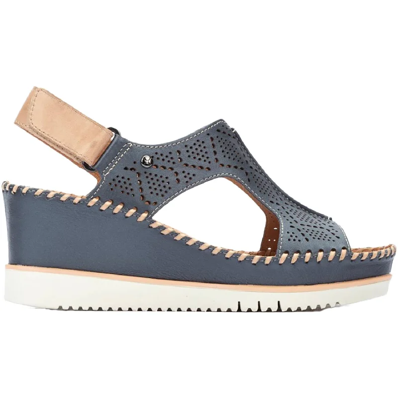 Women's Pikolinos Aguadulce W3Z-1775CPC1 Blue Leather