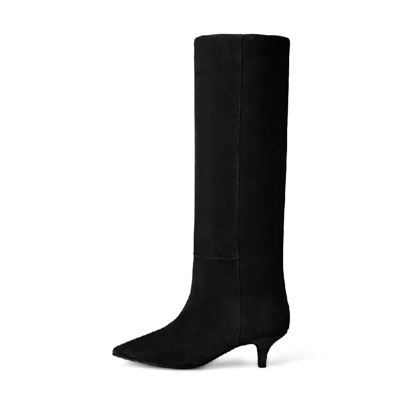 Boots for planet-friendly wear-Brigitte Black