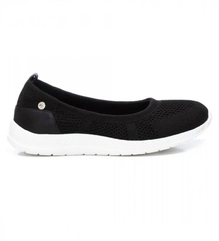 Flats with laundry facilities-Women's Ballet Flats In Black