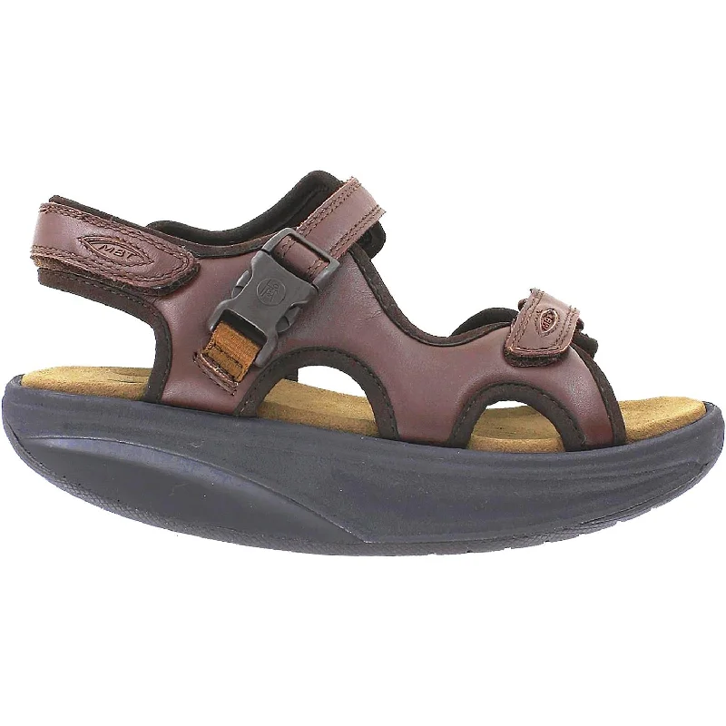 Women's MBT Kisumu 3S Brown Leather