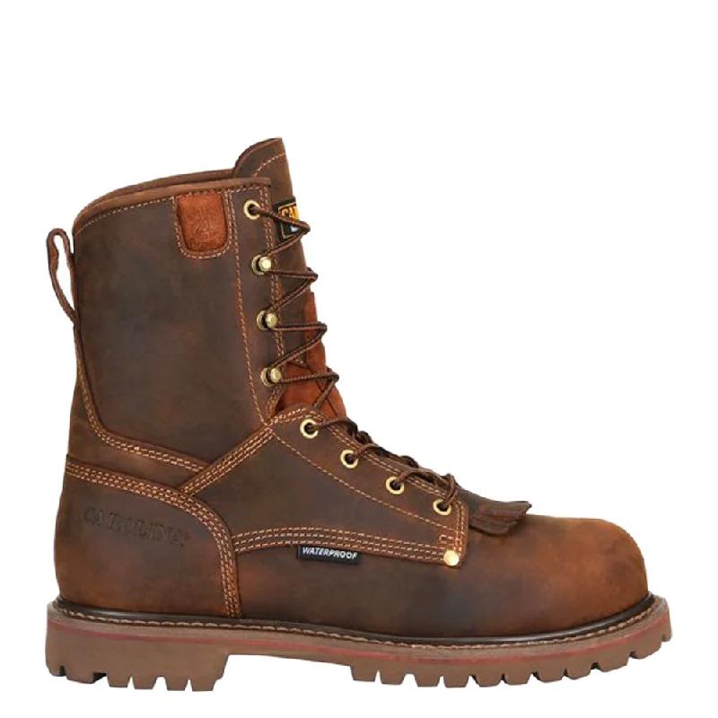 Boots with open laces-Carolina Men's 28 Series 8" Waterproof Work Boot