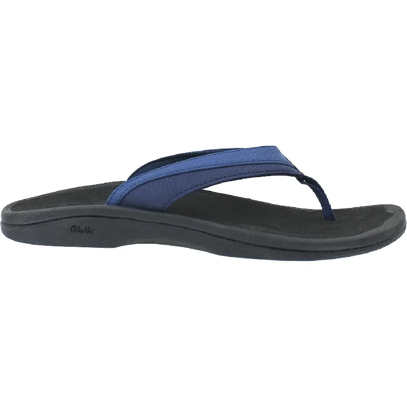 Women's OluKai Ohana Blueberry/Black Synthetic