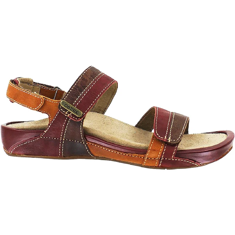 Women's Aetrex Paraiso Autumn Leather