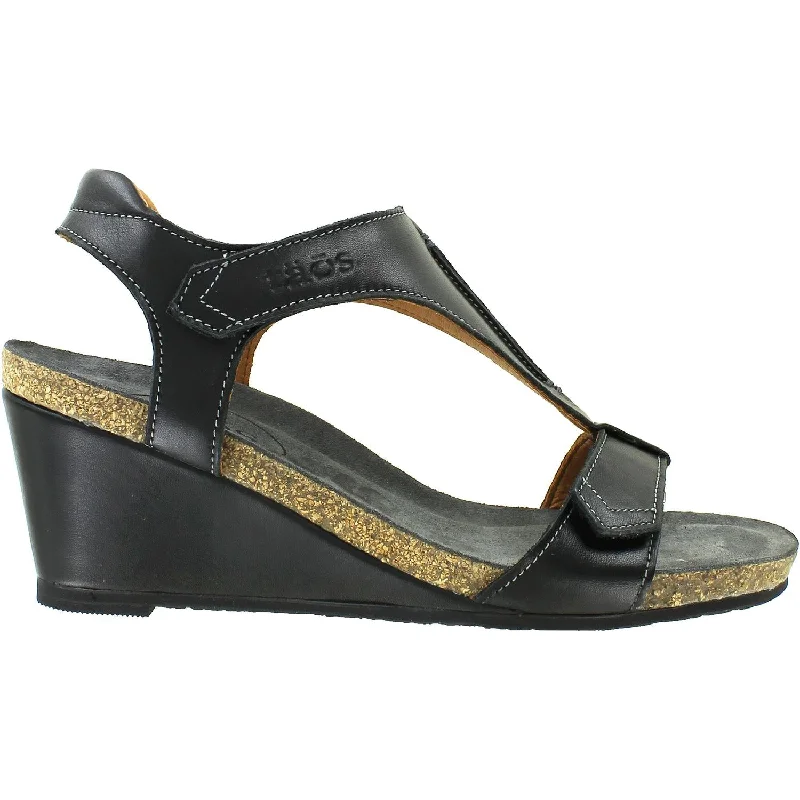 Women's Taos Sheila Black Leather