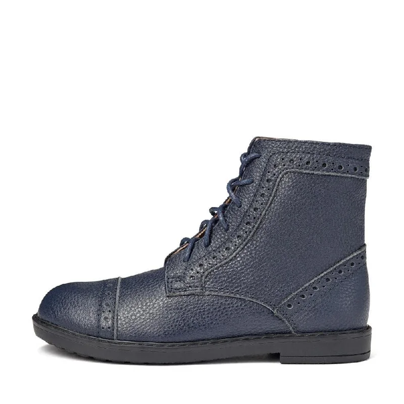 Boots with clean soles-Thomas Navy