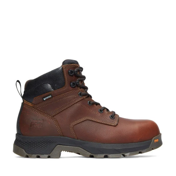 Boots with grip-Timberland PRO Men's TiTAN® 6" Waterproof Comp Toe Work Boot