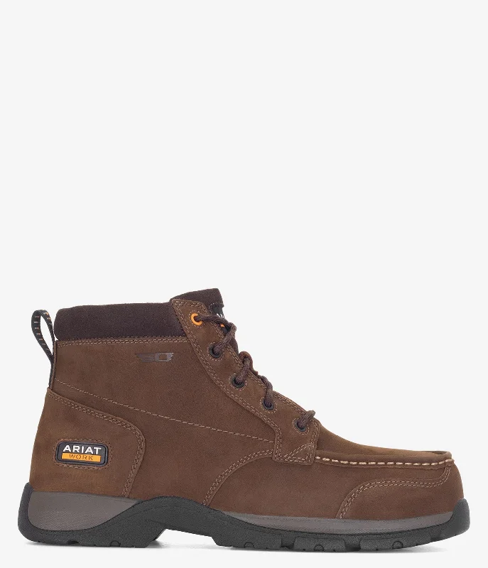 Boots for planet-friendly wear-Ariat Edge LTE Composite Safety Toe ESD Chukka Work Boot - Men