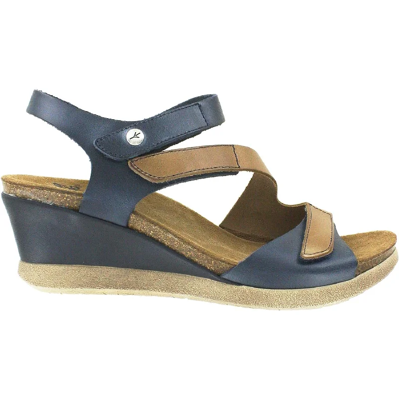 Women's Wanda Panda Madonna Marino Navy/Tan Leather