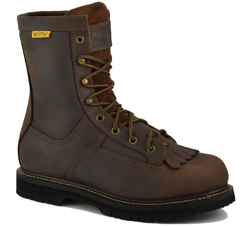 Boots with skyline soles-Work Zone Men's C880 Lace-to-Toe 8" Comp Toe Boot