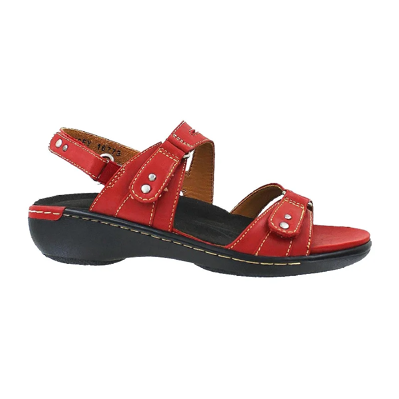 Women's Ziera Banner Summer Red Leather