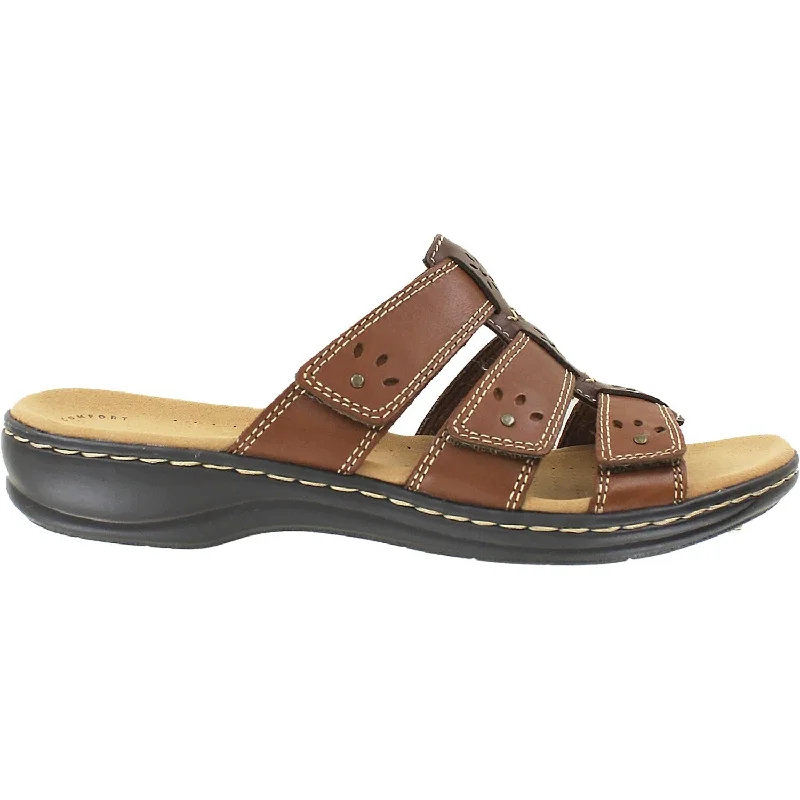 Women's Clarks Leisa Spring Brown Multi Leather