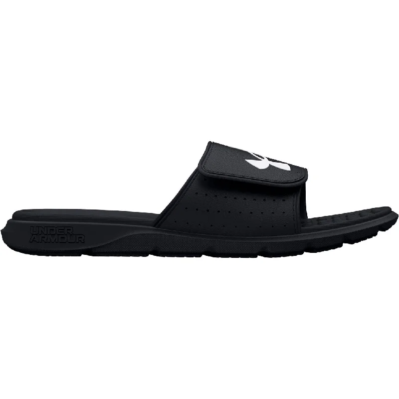 Slippers with durable fit-Under Armour Ignite Pro Sliders - Black