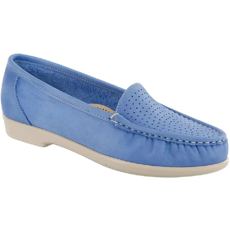 Loafers for statement look-SAS Savvy Loafer Denim Leather (Women's)