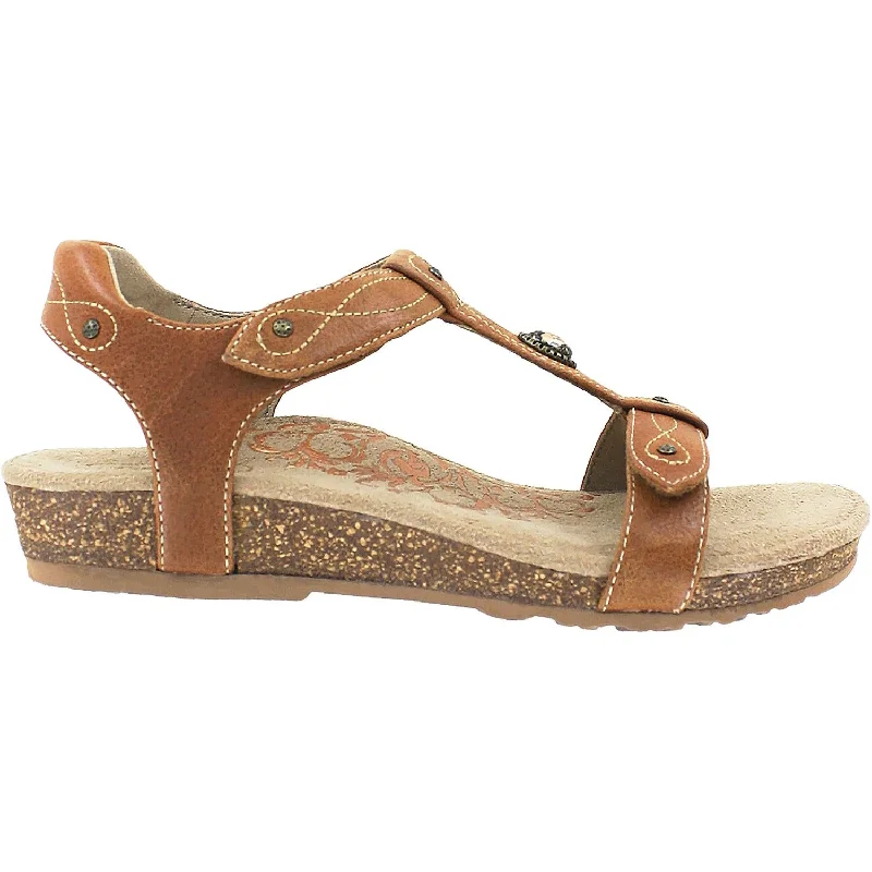 Women's Aetrex Lori Cognac Leather