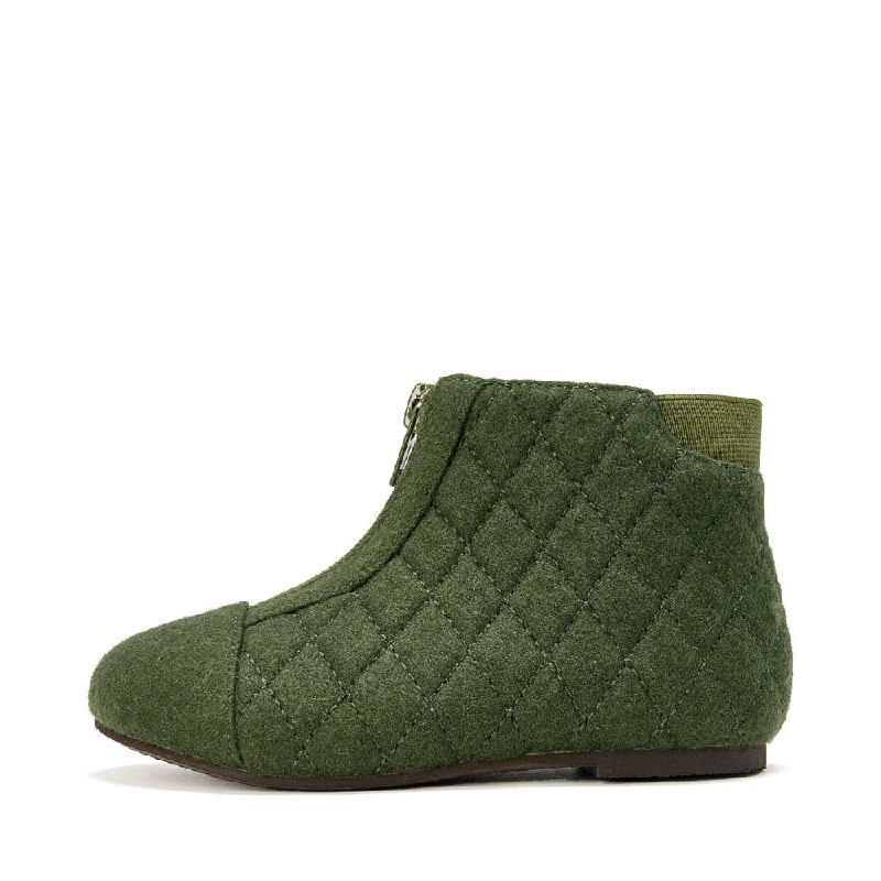 Boots for quick trips-Nicole Wool Green