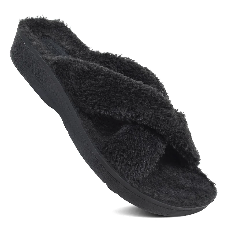 Slippers for high arches-Aerothotic - Lola Soft Cozy Women's Slipper