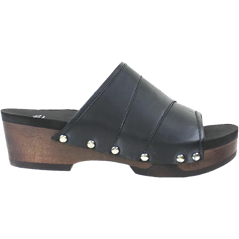 Women's Earth Tiga Black Leather